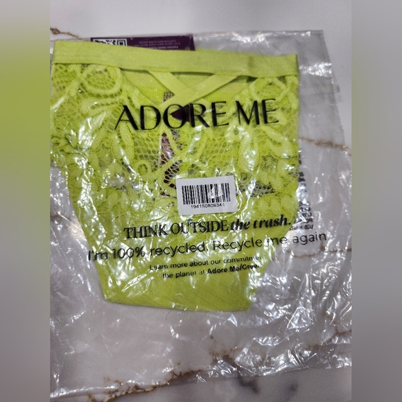 Adore Me Green Thong Panty - Picture 8 of 8